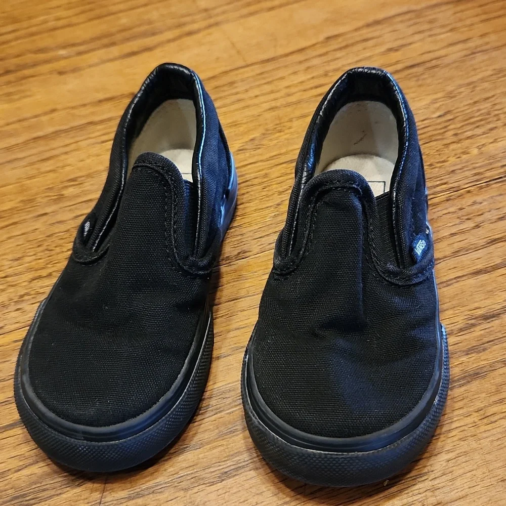 Vans Black Unisex Toddler 6.5
